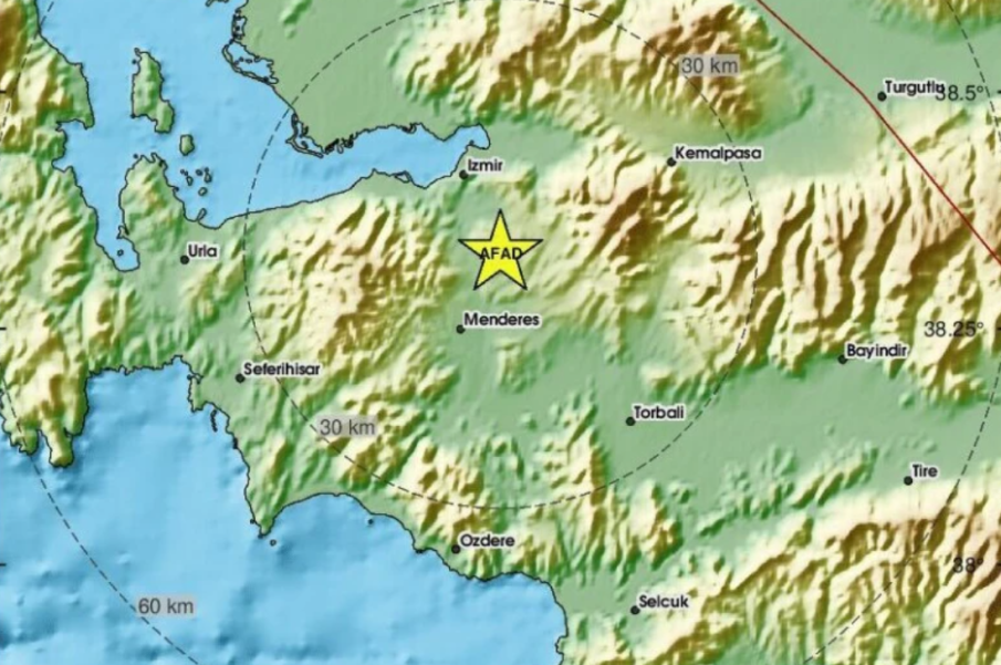 Земетресение от 3,1 по скалата на Рихтер люшна в Западна Турция