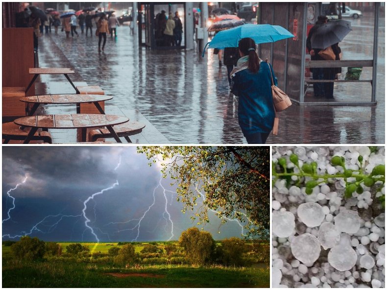 ЖЪЛТ КОД: Интензивни валежи в част от България днес, има опасност от градушки