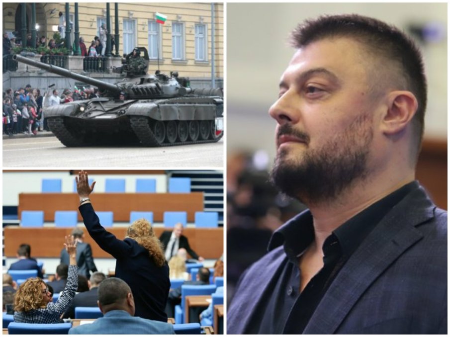 Бареков разбиващо: Гергьовден е - експерти има, генерали има, танкове и БТР-и няма. Първият ред на парламента, който дари цялата ни техника на Украйна, да мине на парад с колелета