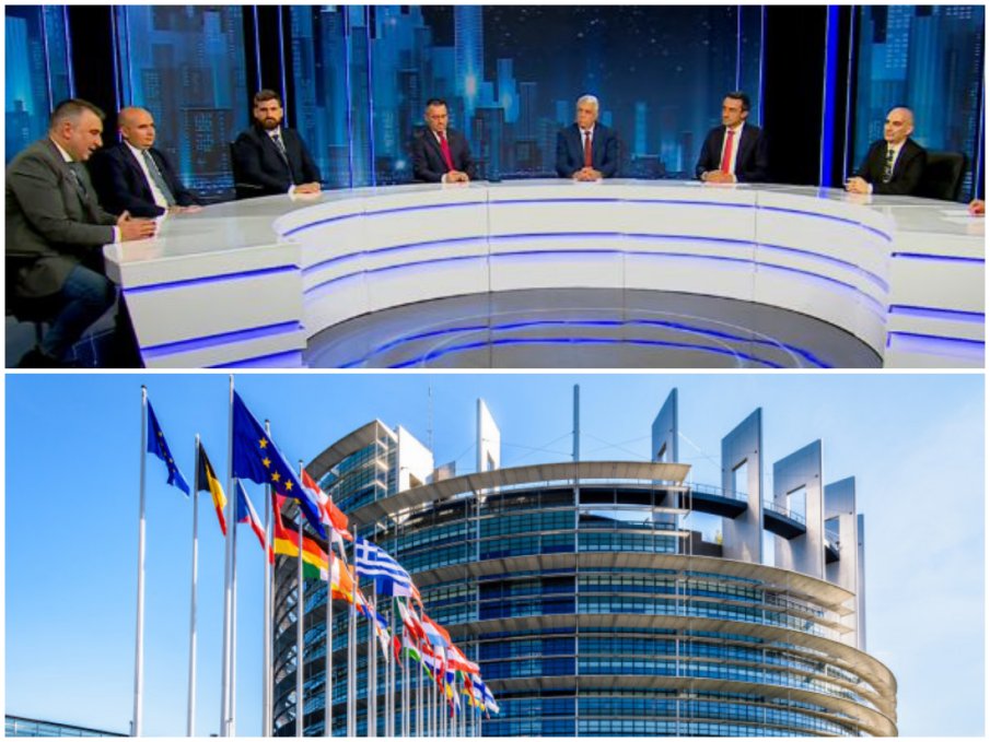 ЕКШЪН В ЕФИР! Кандидат-евродепутати премериха сили в първи телевизионен дебат - всички скочиха срещу Волгин, защото ги нарече натискачи на копчета, а България - поробена държава