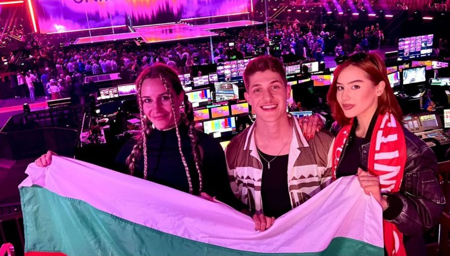 Мила Роберт се появи на Евровизия заедно с... (СНИМКА)