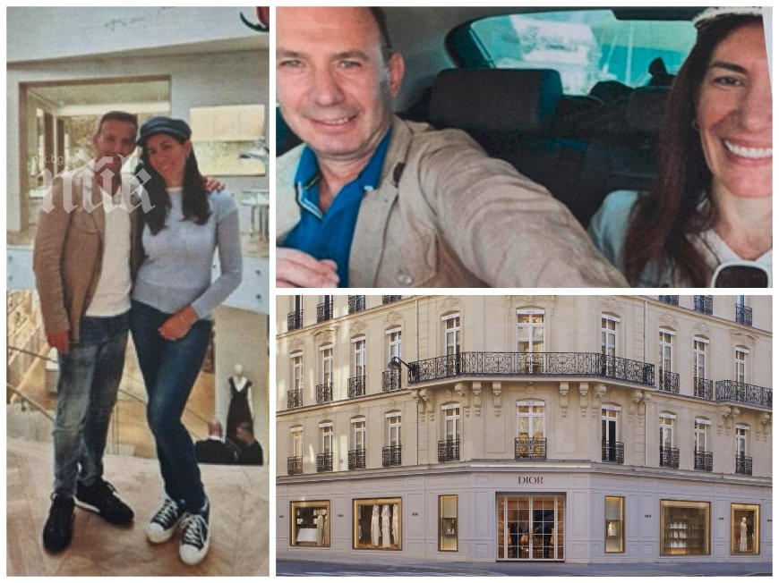 РАЗКРИТИЕ НА ПИК: Романтичната двойка Живко Коцев и Ангелкова пръскали пачки в 3-етажния бутик на Диор в Париж (СНИМКИ)