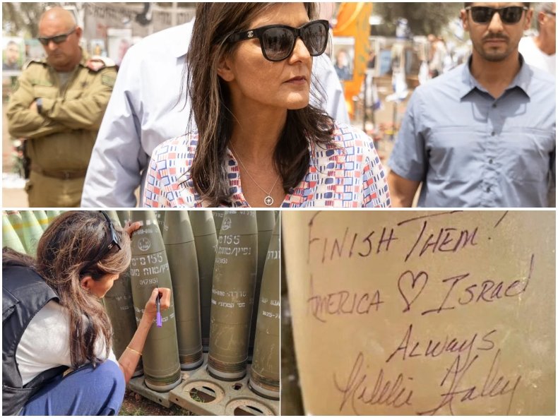 БЕЗУМИЕ: „Довършете ги!“, написа върху израелски снаряд Ники Хейли