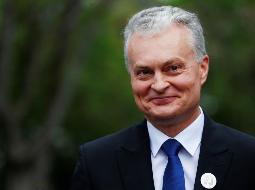 Гитанас Науседа спечели втори президентски мандат в Литва