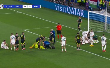 КОШМАР НА ЕВРОПЕЙСКОТО! Нападател изнесен на носилка, бори се за живота си