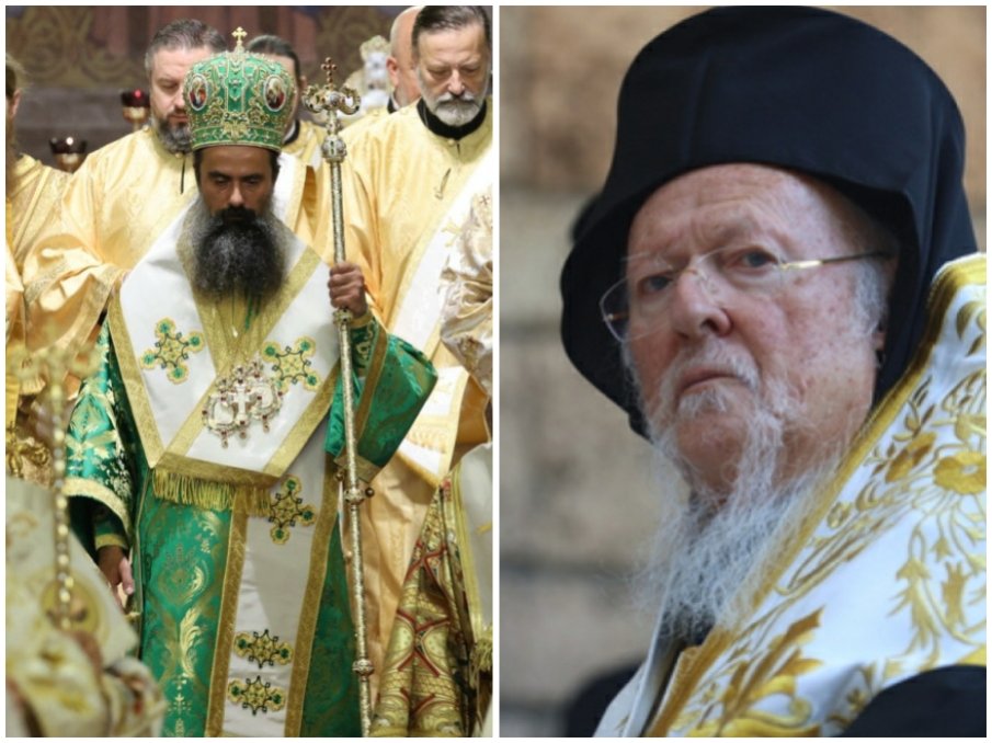 ПЪЛЕН ПОТРЕС: Вартоломей избяга от общата литургия с новоизбрания български патриарх