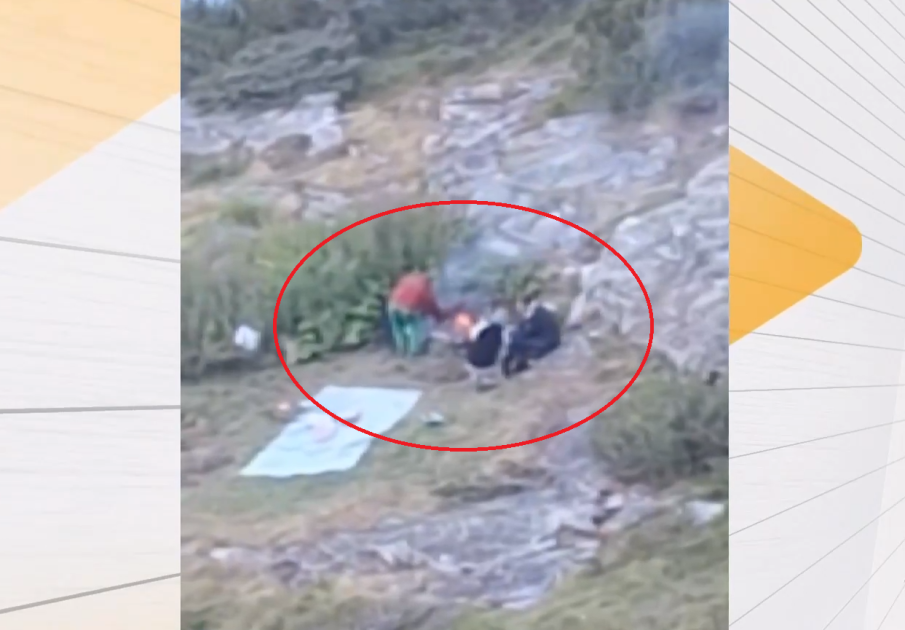 НАГЛОСТ: Туристи запалиха огън и разпънаха палатки в Национален парк Рила