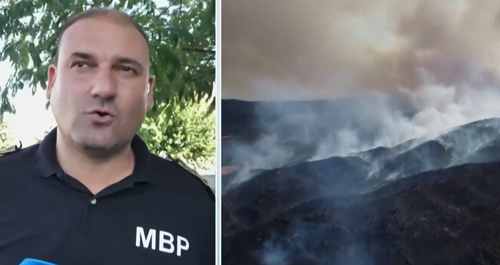 Главният секретар: Няма пряка опасност за живота на хората заради пожарите в Южна България