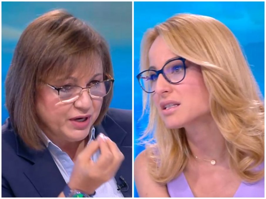 ГОРЕЩИ СТРАСТИ: Корнелия Нинова поиска наниз от червени точки в ефир, подари на Цънцарова брошура за лесбийки