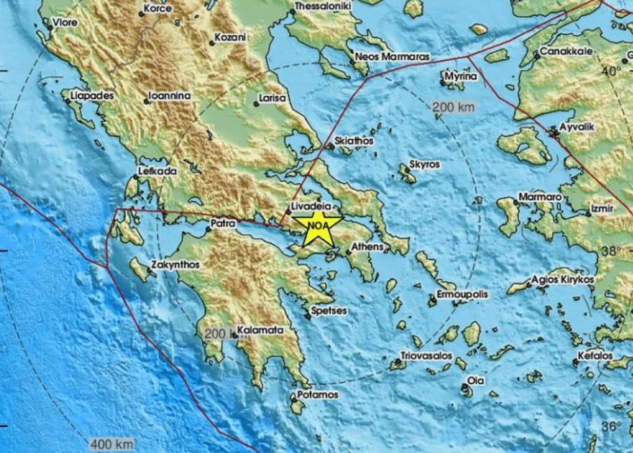 4,7 по Рихтер разтърсиха Гърция