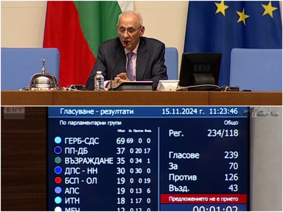 ОТ ПОСЛЕДНИТЕ МИНУТИ! Мъката в парламента продължава - пак не избраха председател, чак другата сряда ще правят нов опит