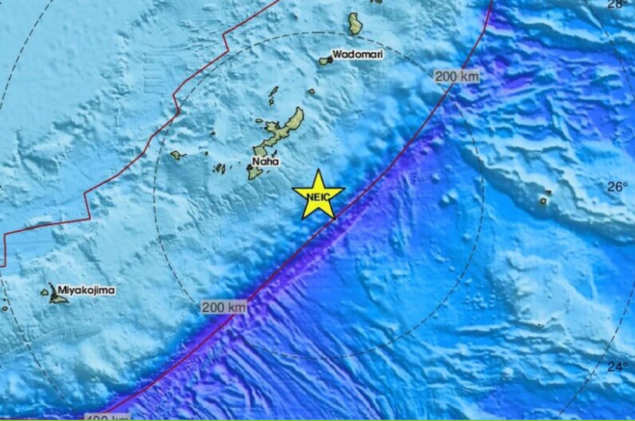 5,1 по Рихтер разтресе край архипелага Рюкю в Япония
