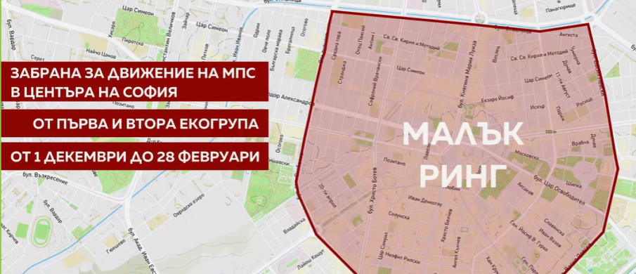 Изхвърлят мръсните коли от малкия ринг на София