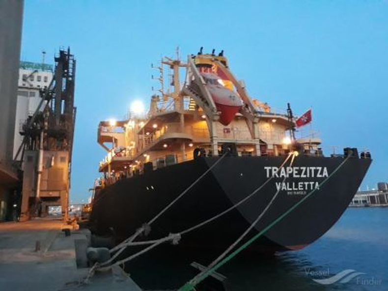 Препатилият кораб Царевна се сблъска с турски кораб край Дания