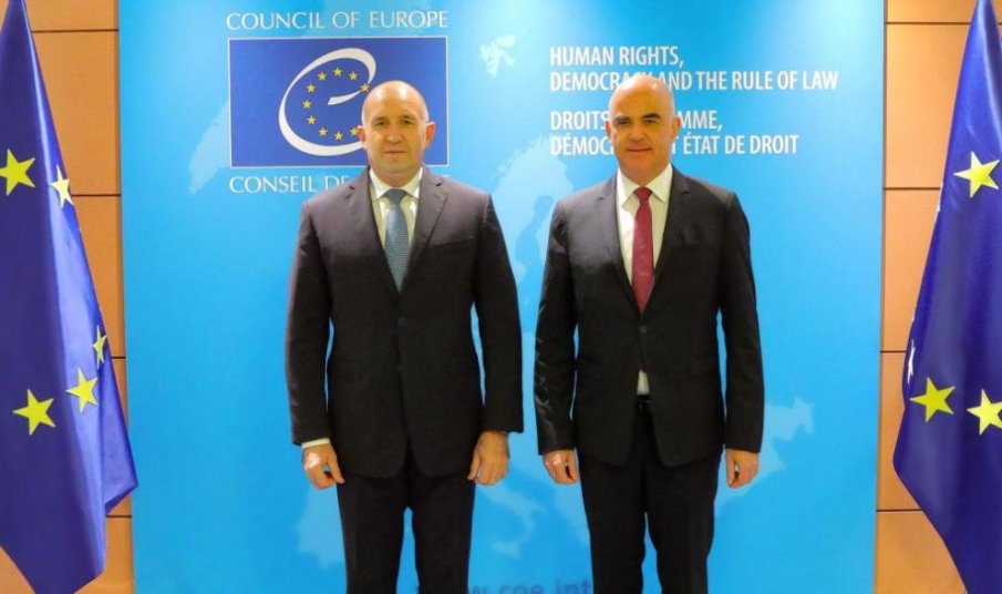 Радев: България подкрепя мисията на Съвета на Европа за укрепване на защитата на човешките права