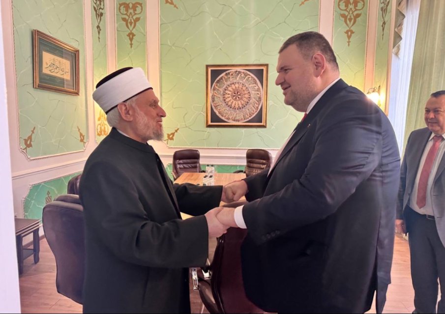 Делян Пеевски се с срещна с главния мюфтия д-р Мустафа Хаджи (СНИМКИ)
