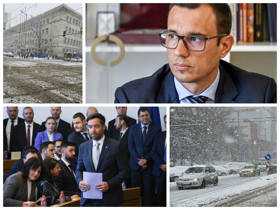 КАПАНЪТ НА СПАСИТЕЛИТЕ: София под снежен блокаж, а Терзиев и Бонев си го мерят кой е по-по-най (ВИДЕО/СНИМКИ)