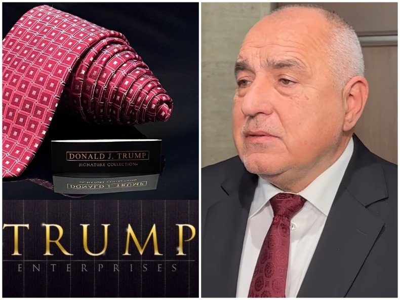 СТИЛ! Борисов удари в земята мъжете в парламента - появи се с вратовръзка на Тръмп