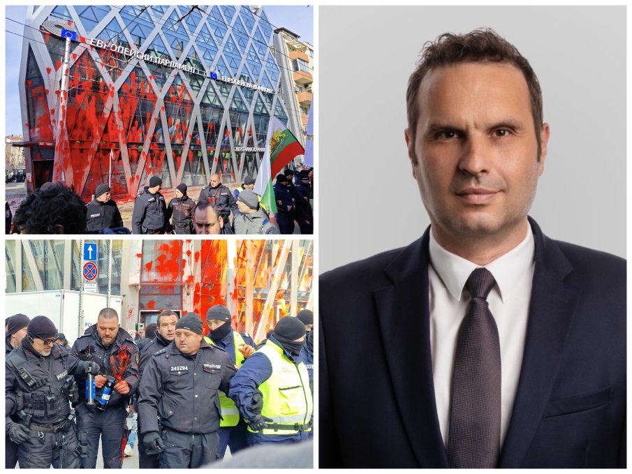 ГОРЕЩО В ПИК: Това ли е арестуваният депутат на Възраждане, който се опита да запали сградата на Европейската комисия? (СНИМКИ)