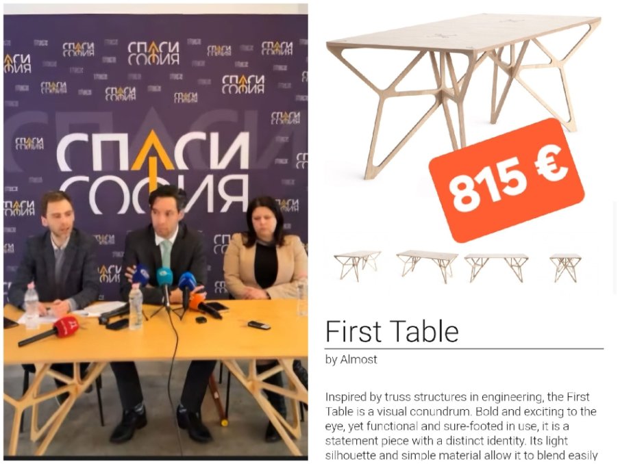 Защо Борис Бонев занимава цяла България със семейни войни? Новината от брифинга му е, че масата му струва 815 евро. Е, луксозно им е!