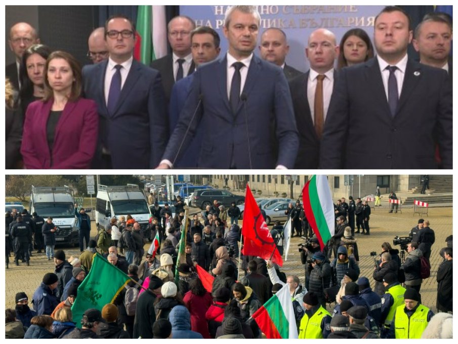 ДЕЖА ВЮ! Докато Костадинов се грее в парламента, феновете му скачат като през 2007-а, че ЕС ще ни забрани шкембето, ракията и салатата