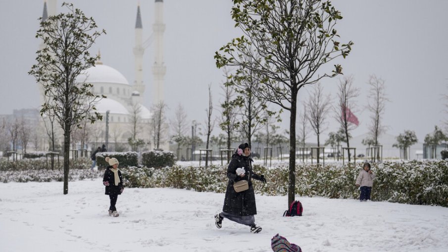 Сибир слезе в Турция, измериха минус 30 градуса в източната част на страната