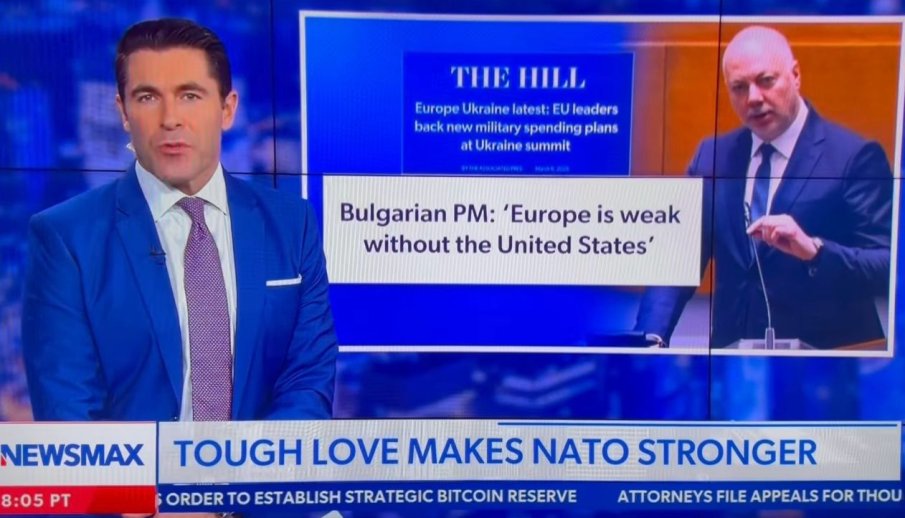 ЛЮБОПИТНО! Американска телевизия цитира Росен Желязков за отношенията между САЩ и Европа (СНИМКИ)