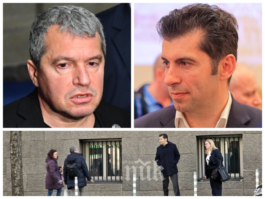 САМО В ПИК: 40-годишният инфантил Кирил Петков и Тошко Африкански се срещнаха на тротоара край парламента и няма да повярвате какво се случи (СНИМКИ)