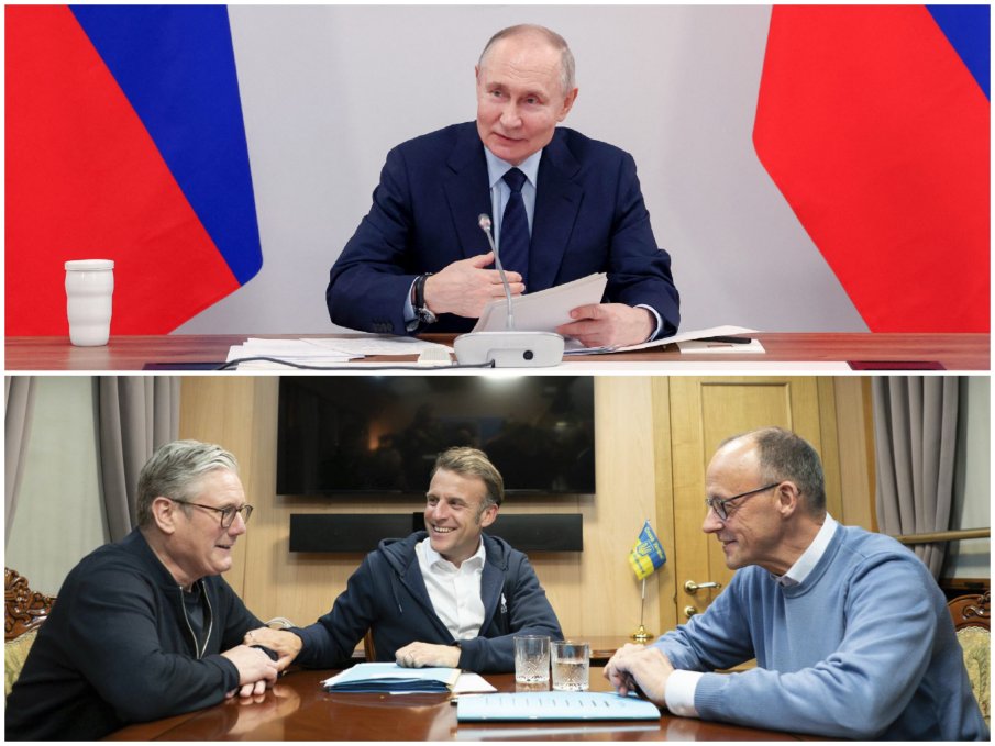 ГОЛЯМАТА ИГРА ПРОДЪЛЖАВА! Предложението на Путин за преки мирни преговори хвърли в шах групата на Макрон ГОЛЯМАТА ИГРА ПРОДЪЛЖАВА! Предложението на Путин за преки мирни преговори хвърли в шах групата на Макрон