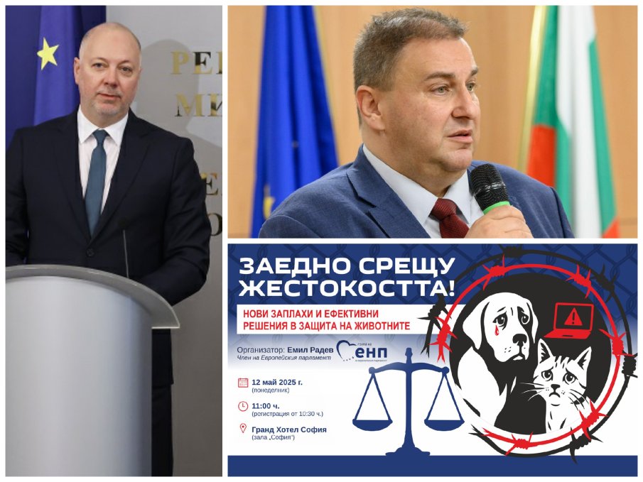 ПЪРВО В ПИК TV: Росен Желязков и евродепутатът Емил Радев в един глас в защита на животните: Нулева толернтност към насилието (ОБНОВЕНА) ПЪРВО В ПИК TV: Росен Желязков и евродепутатът Емил Радев в един глас в защита на животните: Нулева толернтност към насилието (ОБНОВЕНА)