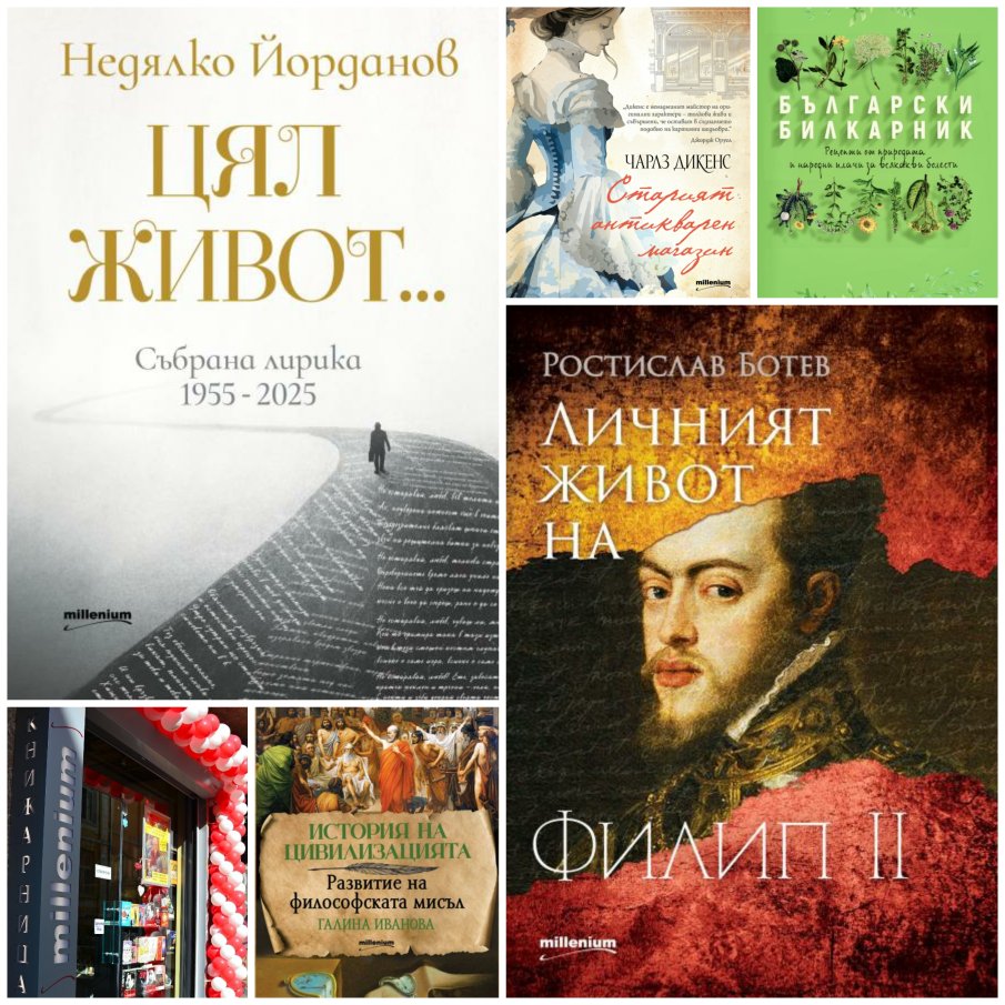 Топ 5 на най-продаваните книги на издателство Милениум (7-13 юни)