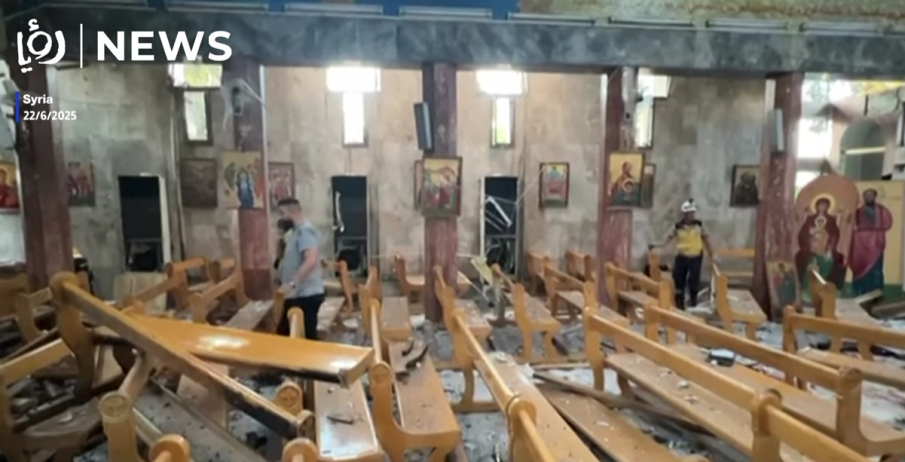 АТЕНТАТ с жертви в християнска църква в Дамаск (ВИДЕО)