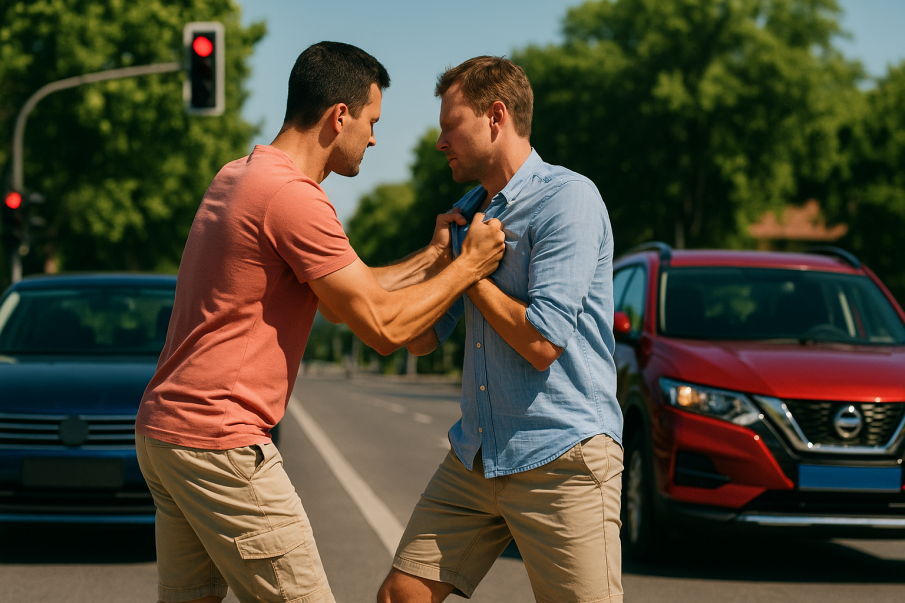 Шофьор удари шамар на друг водач в Пловдивско