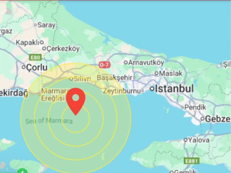 4,1 по Рихтер стресна жителите на Истанбул