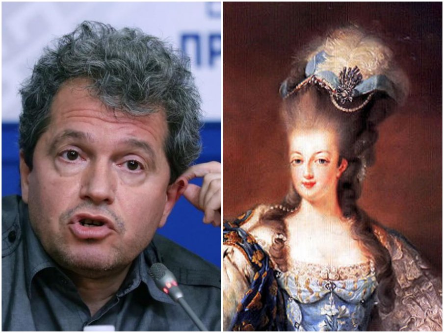 Тошко Йорданов като Мария Антоанета