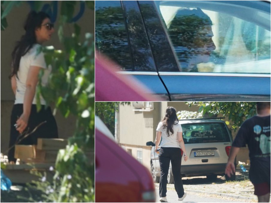 САМО В ПИК! Какво се случва с Лена? Бориславова плаче неутешимо в колата пред дома си (СНИМКИ)