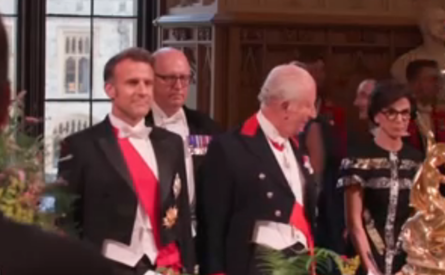 Крал Чарлз даде официален прием в замъка „Уиндзор” в чест на Еманюел Макрон