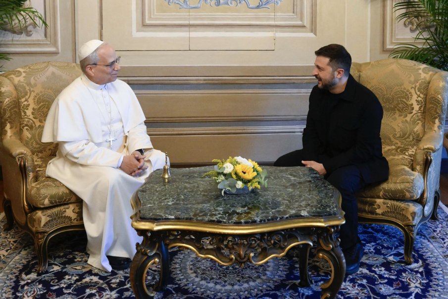 Зеленски пристигна на посещение в Рим (СНИМКИ/ВИДЕО)