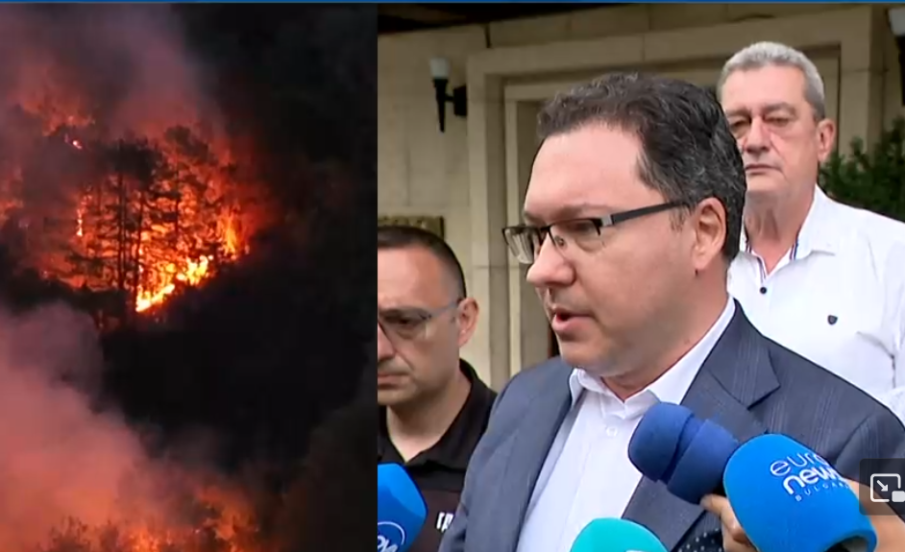 Даниел Митов: Всички пожарникари и техника са на терен (ОБНОВЕНА)