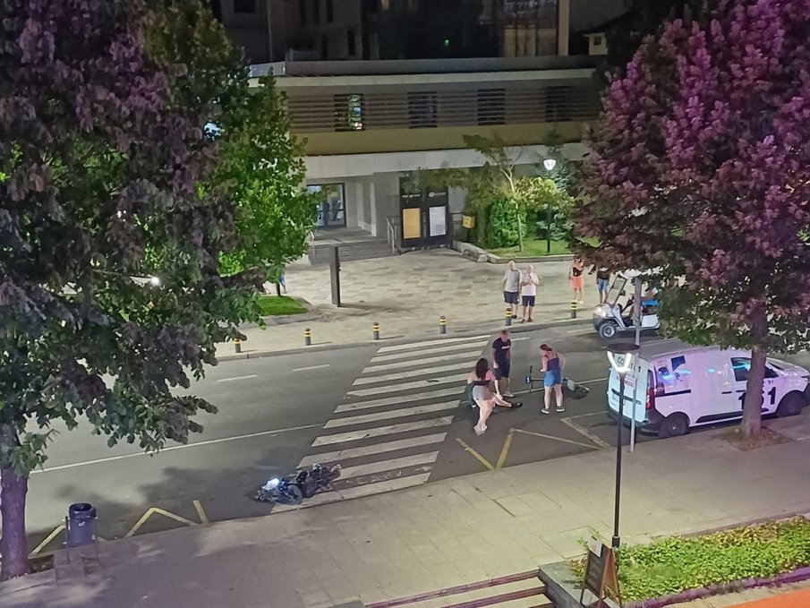 Нов инцидент с тротинетка, младеж е пострадал в Несебър