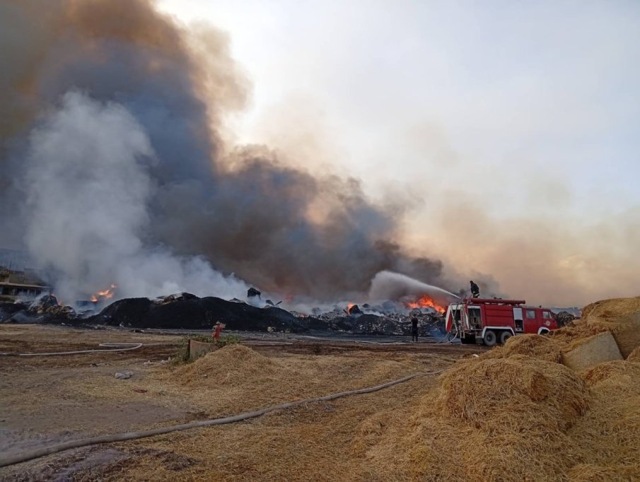 Пожарът до ТЕЦ Бобов дол е бързо потушен, няма пострадали