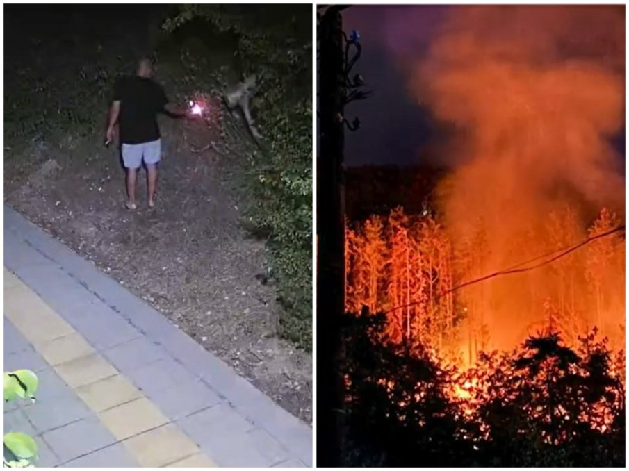 СОЦИАЛНИТЕ МРЕЖИ ПЛАМНАХА: Ето го пиромана, който подпали Търново (СНИМКИ)