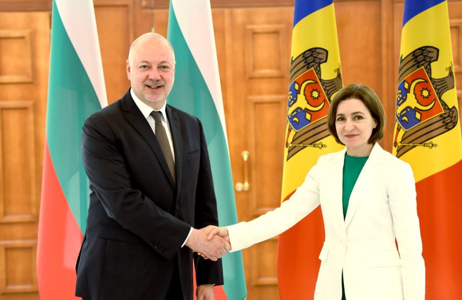 Росен Желязков се срещна с президента Мая Санду: България твърдо подкрепя европейската интеграция на Молдова