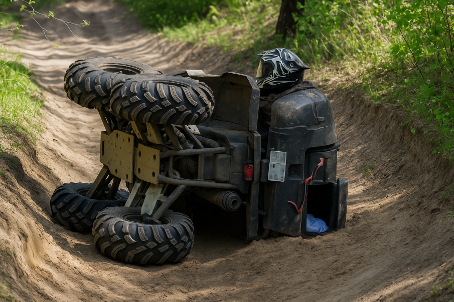 Мъж е с опасност за живота след падане с АТВ