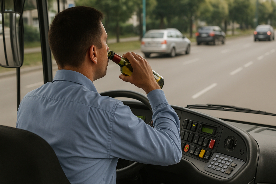 Граждански арест за кьоркютук пиян украински шофьор на автобус