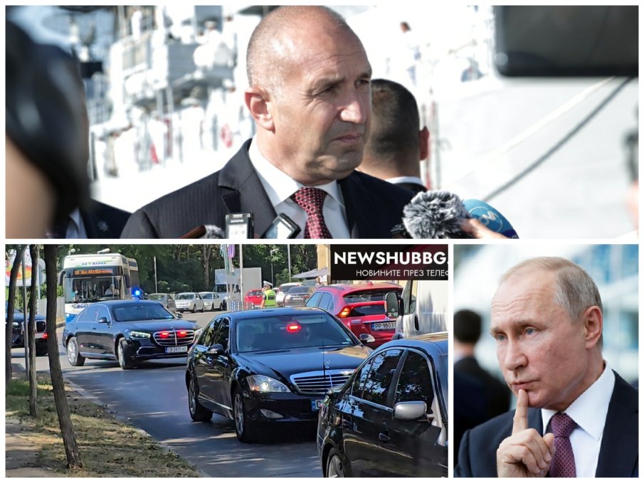 ГОРЕЩО В ПИК: Е нали уж е човек от народа?! Радев се взе за Путин - блокира Варна с внушителен кортеж (СНИМКИ/ВИДЕО)