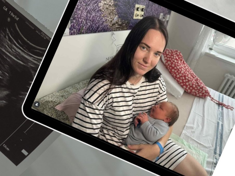 Млада жена роди бебе гигант, тежащо рекордните 5,52 кг