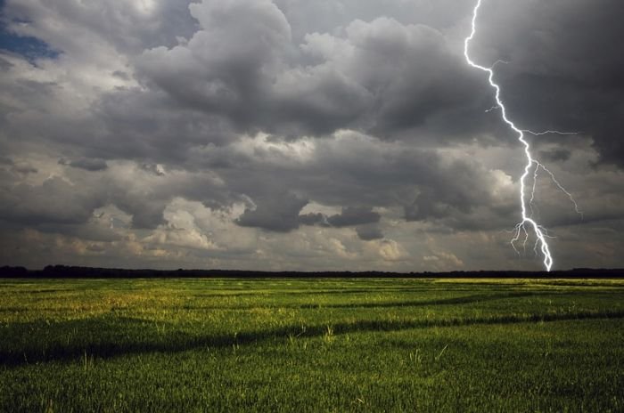 Мълния причини пожар в Кюстендилско