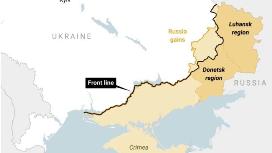Как може да изглежда границата на Украйна след споразумение за прекратяване на огъня