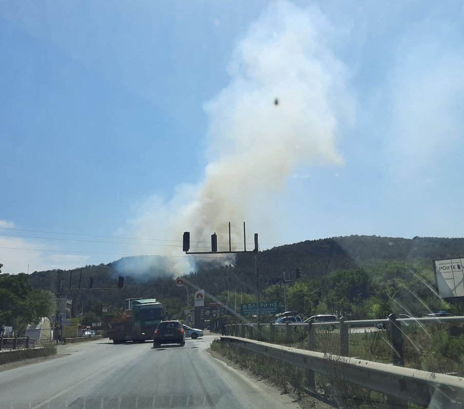 Овладяха пожара край Велико Търново, арестуваха подпалвача